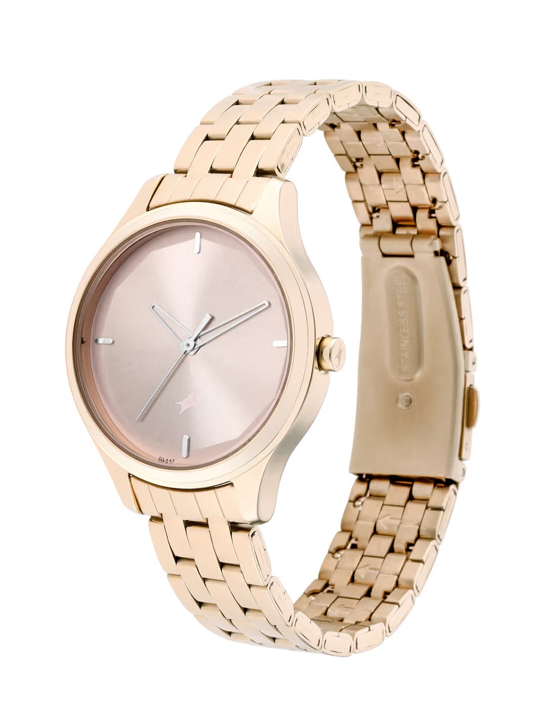 Fastrack STUNNERS Rose Gold Dial Analog Watch