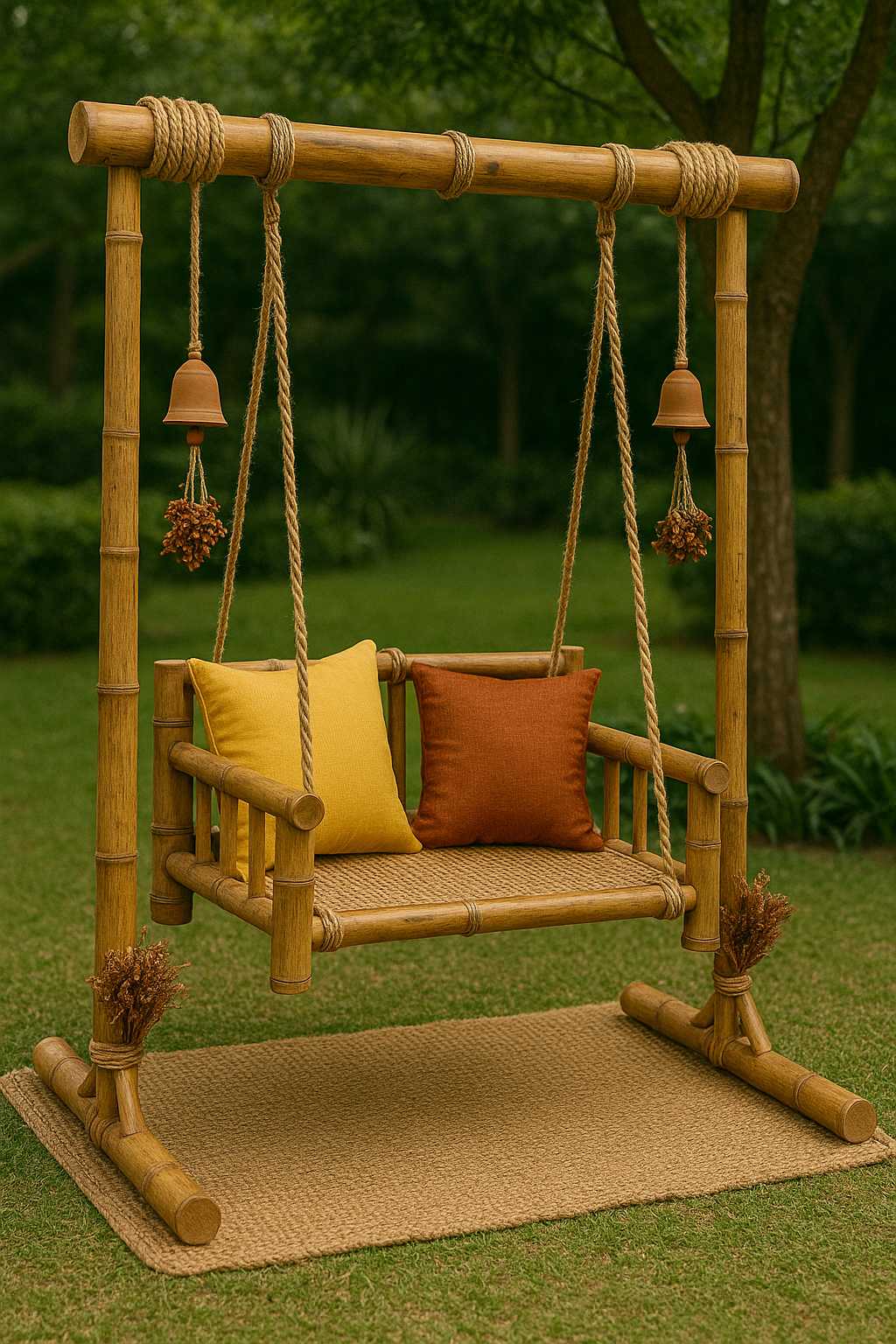 Eco-Friendly Bamboo and Jute Craft