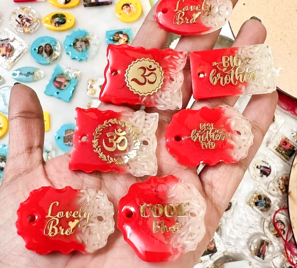 Rice Resin Rakhi Design For Raksha Bandhan 2025