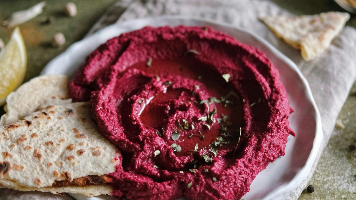 Beetroot Dahi Dip