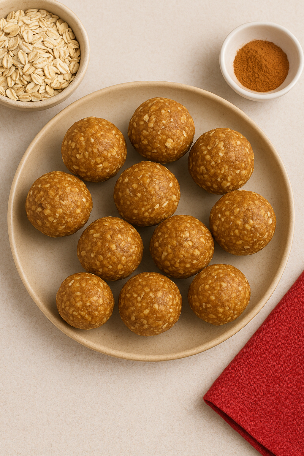 Peanut Butter & Oats Ladoo