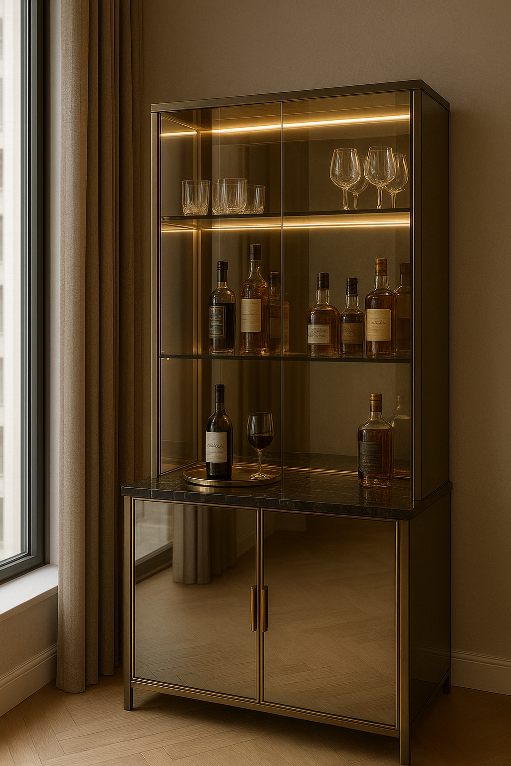 Luxury Glass and Mirror Finish