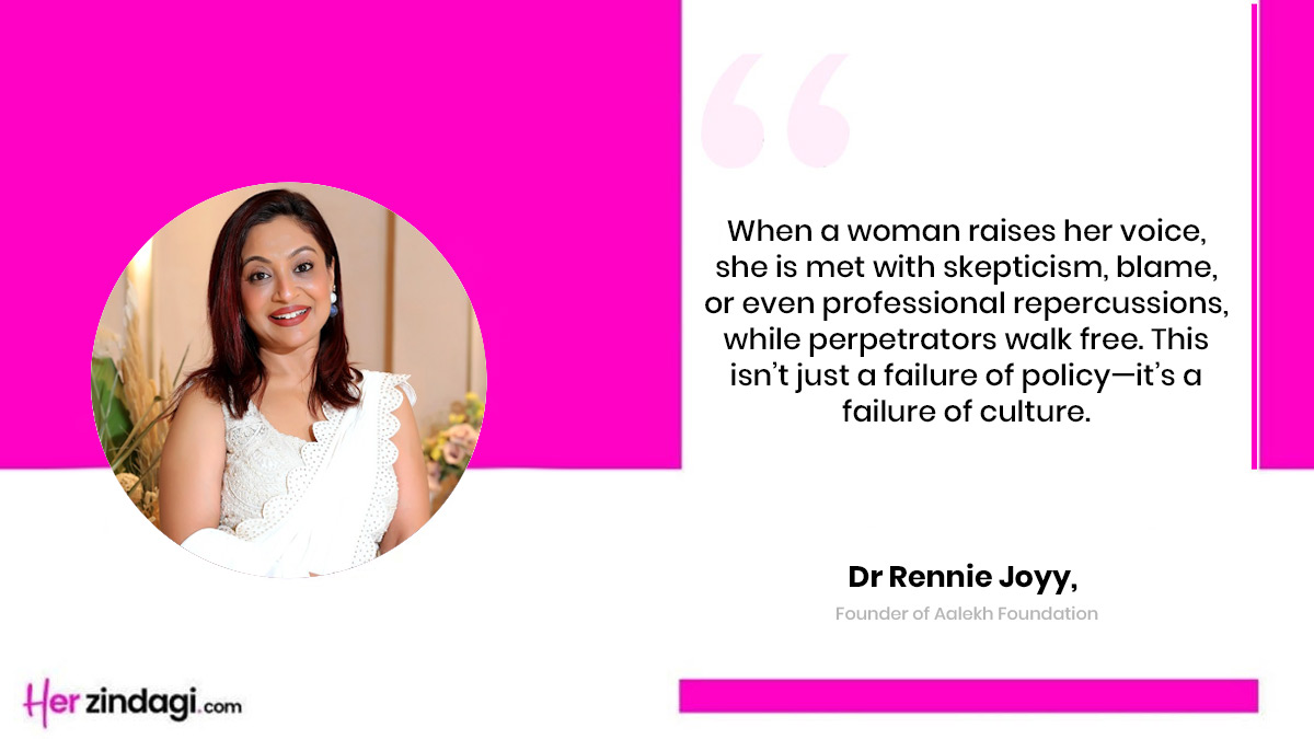 Dr Rennie Joyy, Founder of Aalekh Foundation expert quote
