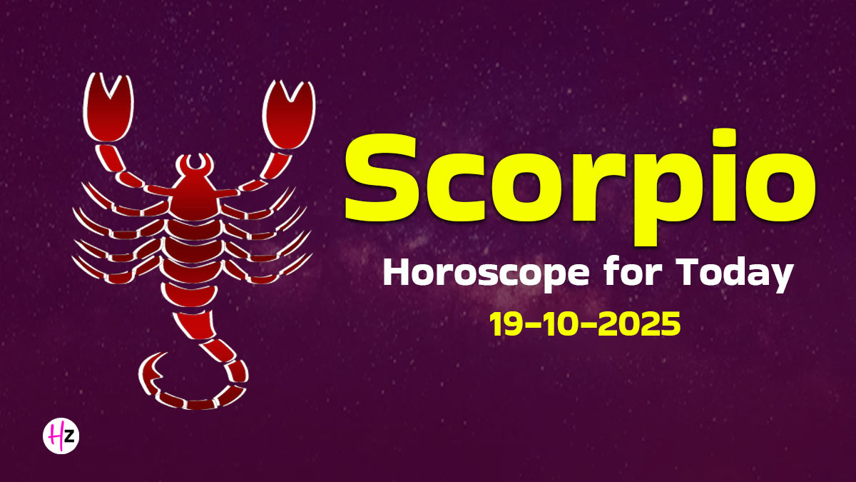 Scorpio Horoscope Today, October 19, 2025: Getting The Support of Luck On Choti Diwali And Narak Chaturdashi