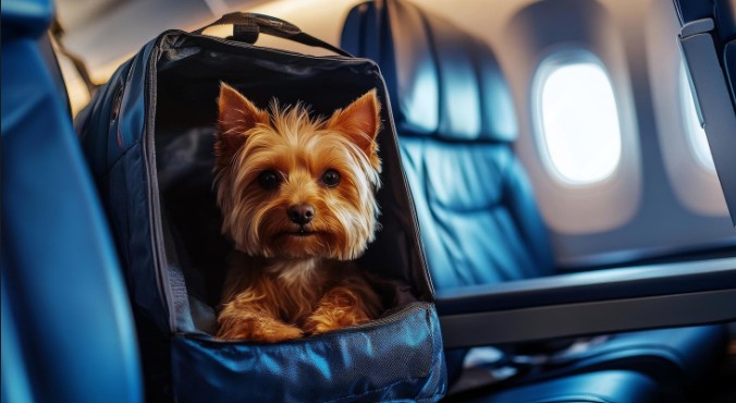 tips for travelling with pets on flight