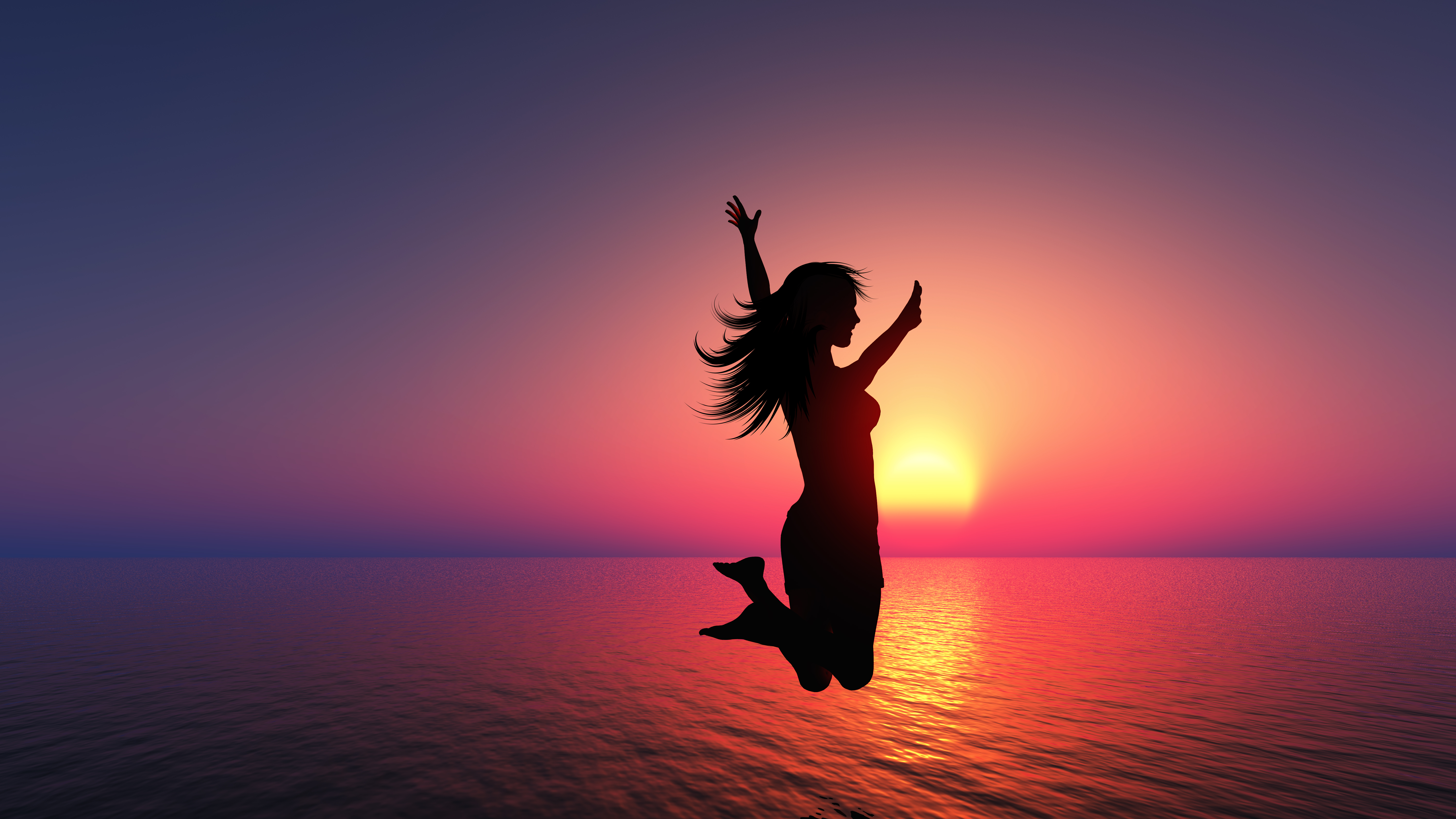 woman-jumping-sunset