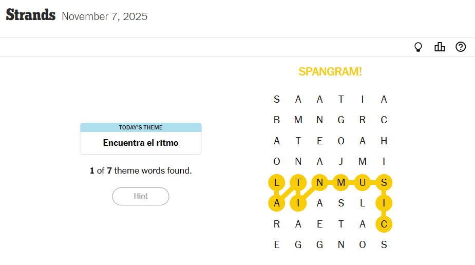 NYT Strands Spangram Answer