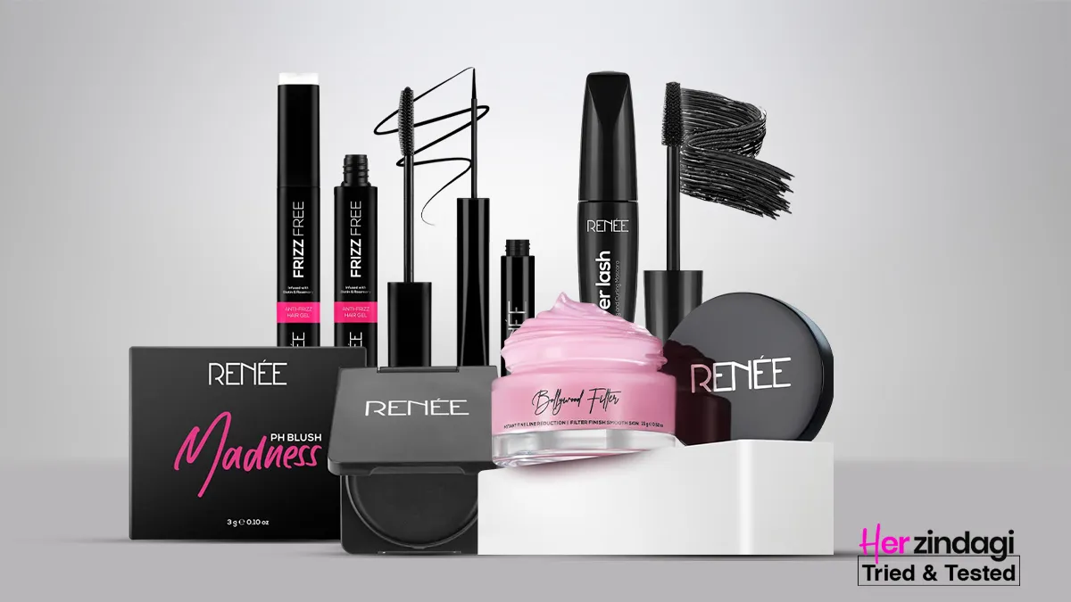 RENEE Bollywood Filter Primer, pH Blush, Mascara, And Frizz-Free Gel: HZ Tried & Tested Detailed Review