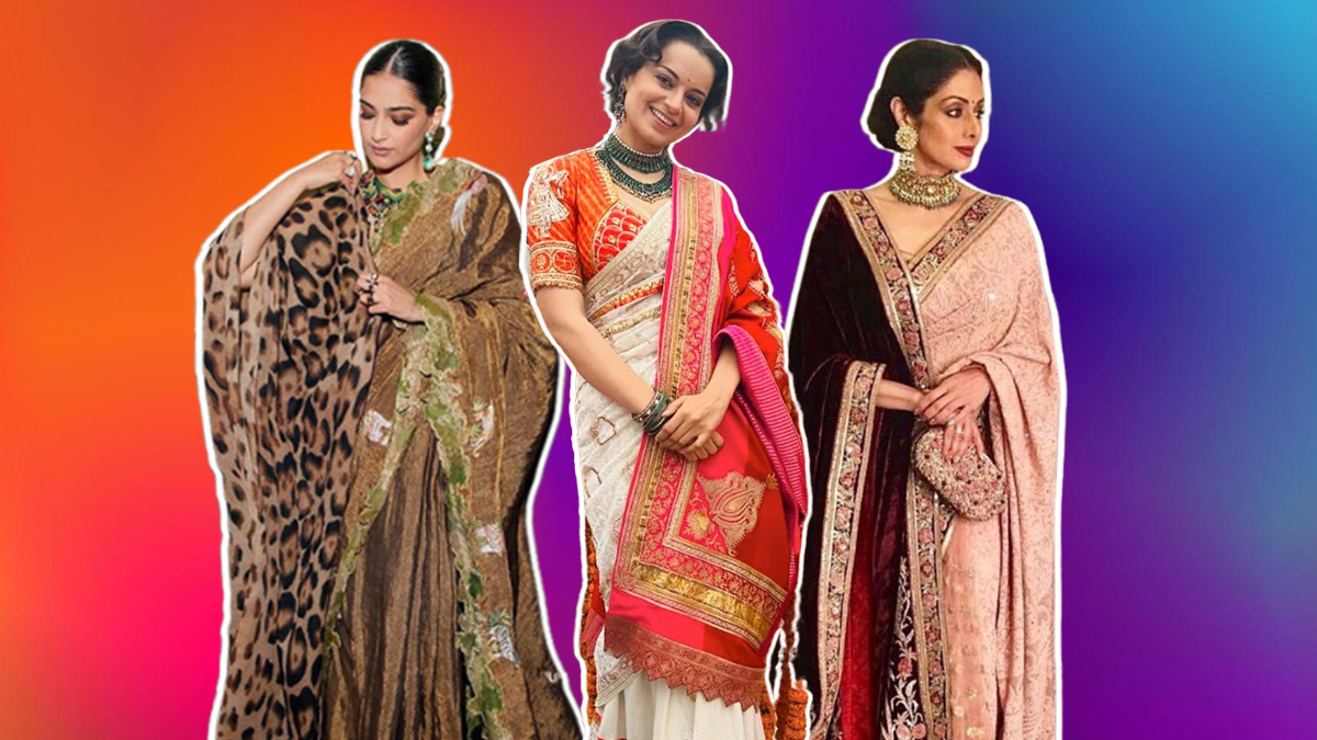 5 Elegant Shawl And Dupatta Draping Styles To Elevate Your Saree For Winter Weddings