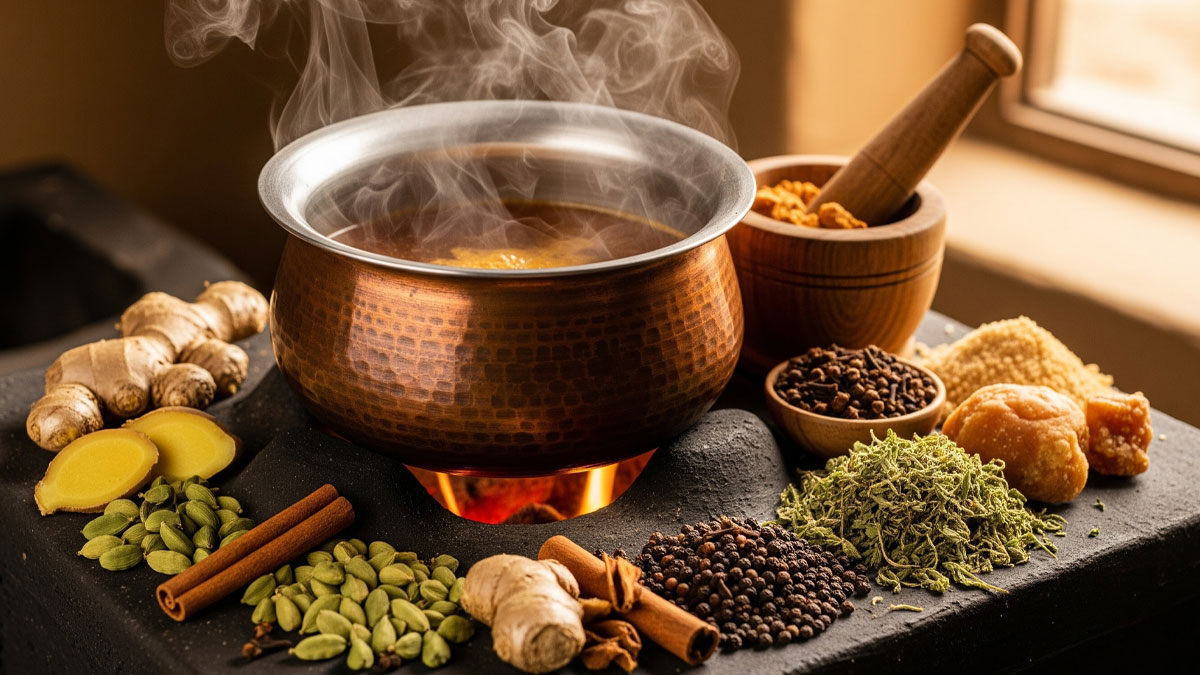 5 Herbal Kadha and Hot Winter Drinks: Natural Remedies to Keep You Warm