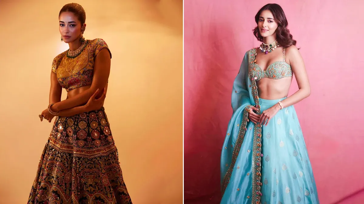 Ananya Panday Inspired 5 Beautiful Blouse Designs To Pair With A Lehenga