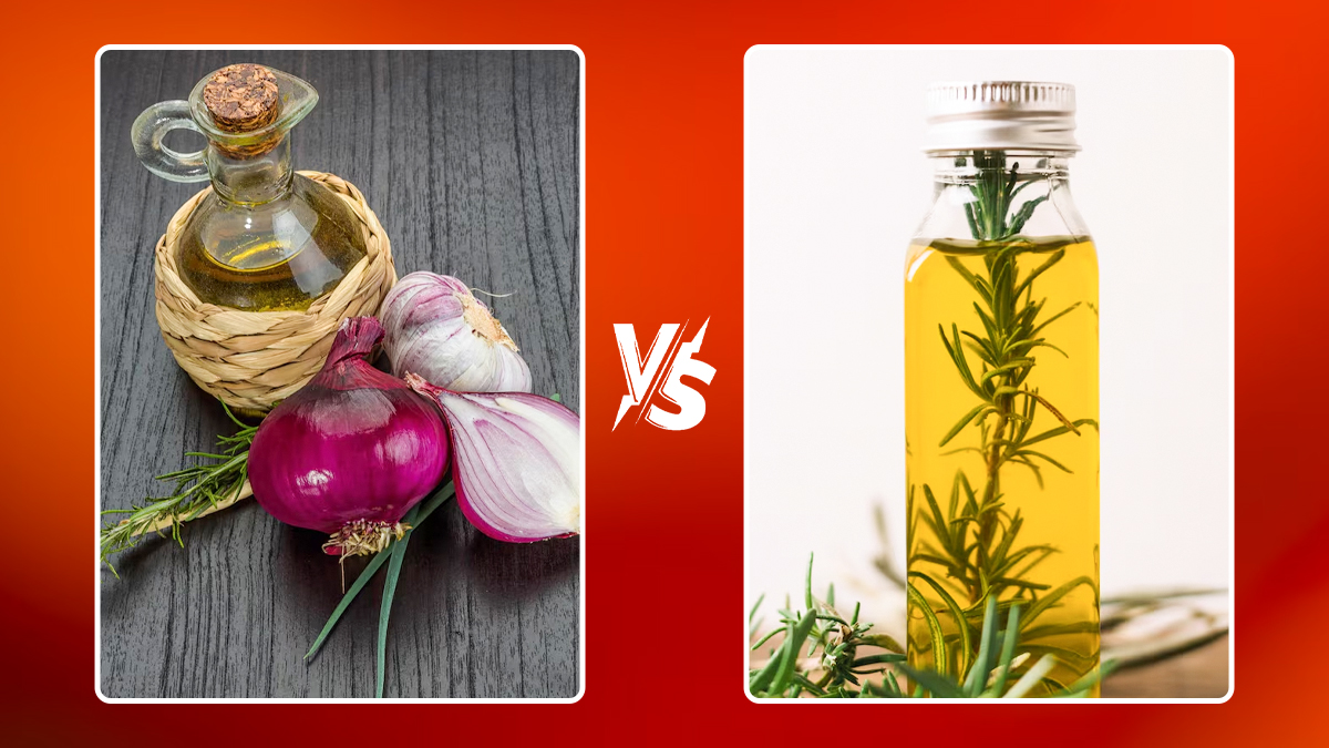Onion Oil Vs Rosemary Oil: Which Is the Ultimate Hair Growth Champion?