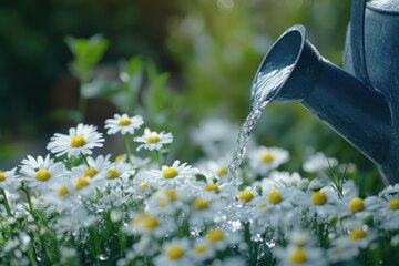 Watering daisy
