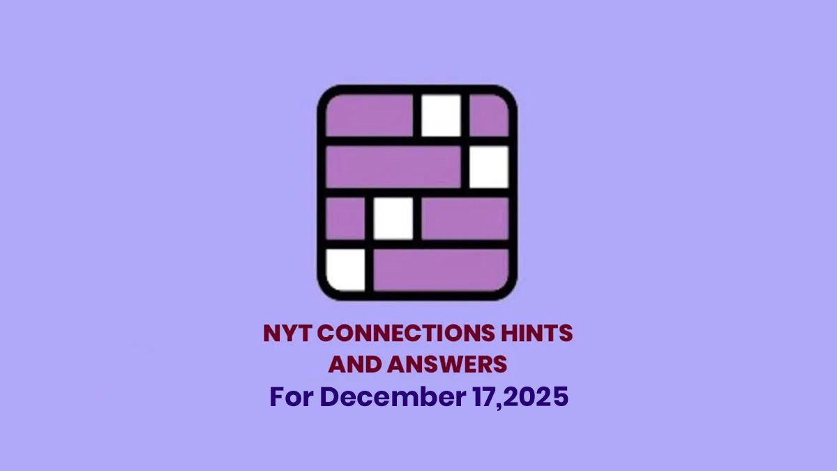 NYT Connections Hints Today, December 17, 2025: Stuck on the Palindrome Trap? Clues for Puzzle #920