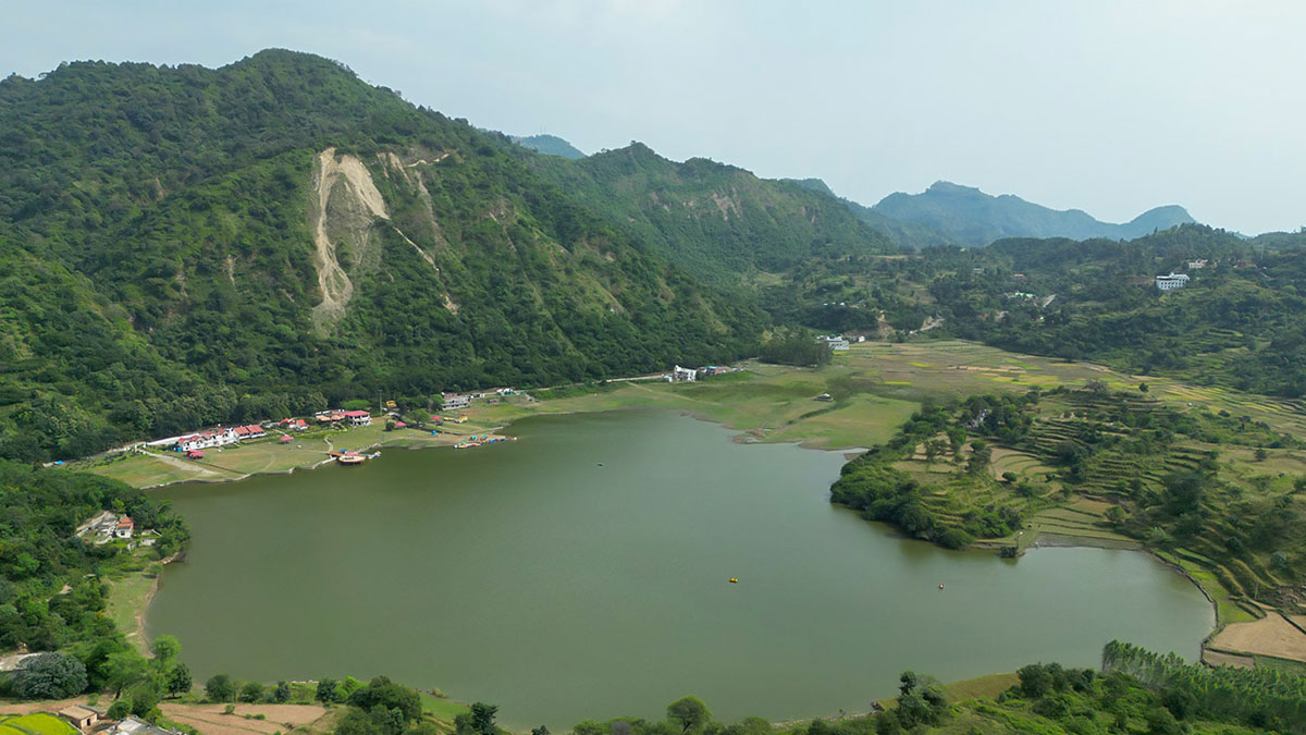 Tikkar-Taal-Lake,-Morni-Hills Tikkar-Taal-Lake,-Morni-Hills