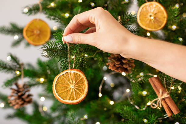 Dried Orange Slice Christmas Tree Decor