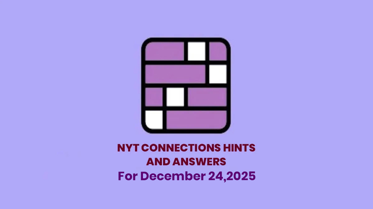 NYT Connections Hints Today, December 24, 2025: Clues To Help You Solve Puzzle #927