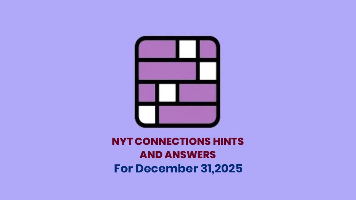 NYT Connections Hints Today, December 31, 2025: Hints And Answers Revealed For Puzzle #934