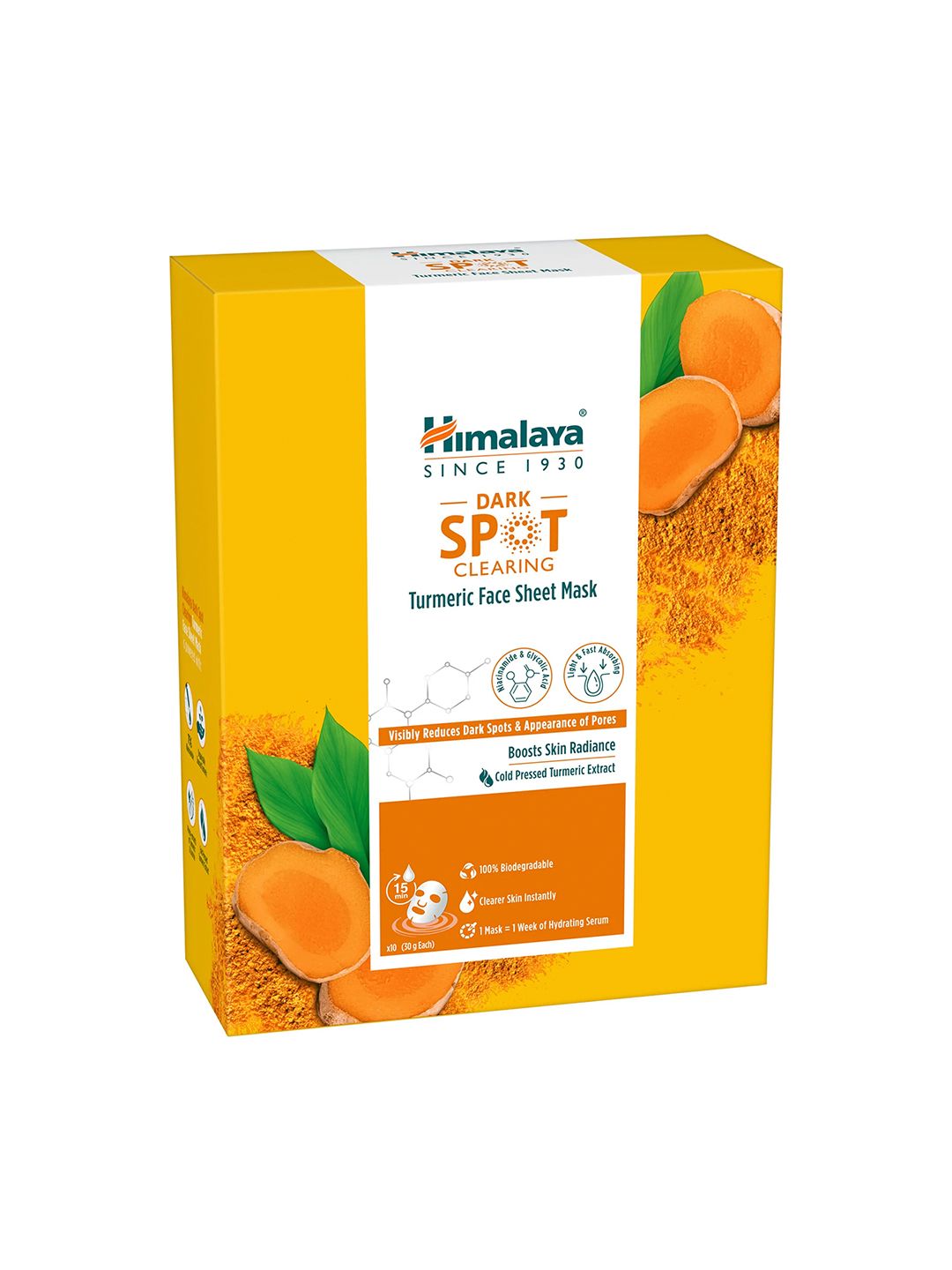 Himalaya Dark Spot Clearing Turmeric Face Sheet Mask