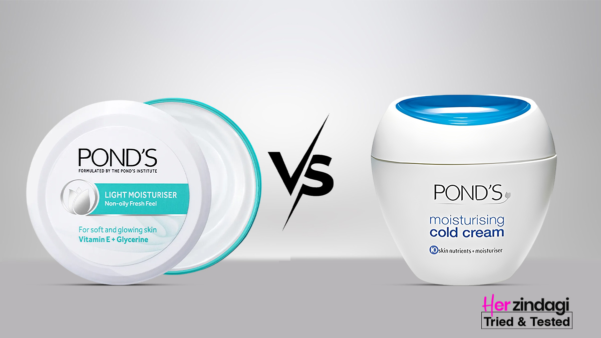Ponds Light Moisturiser vs Ponds Cold Cream: Which Is Better As Per Your Skin Type?