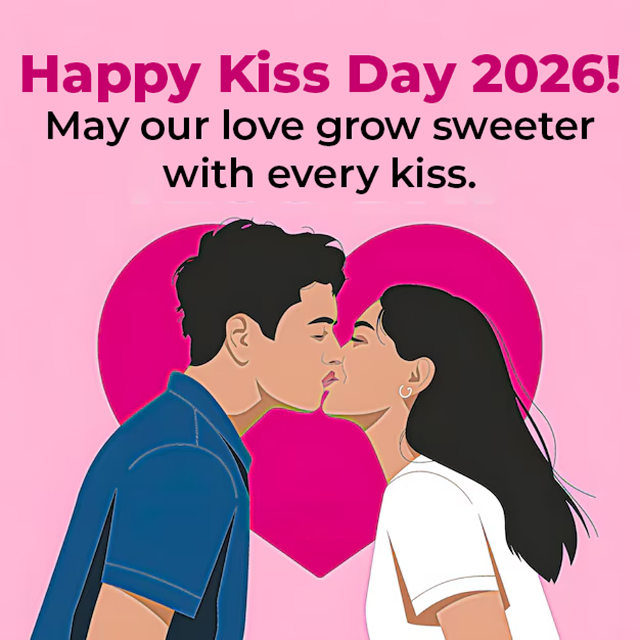 Happy Kiss Day Wishes 2026