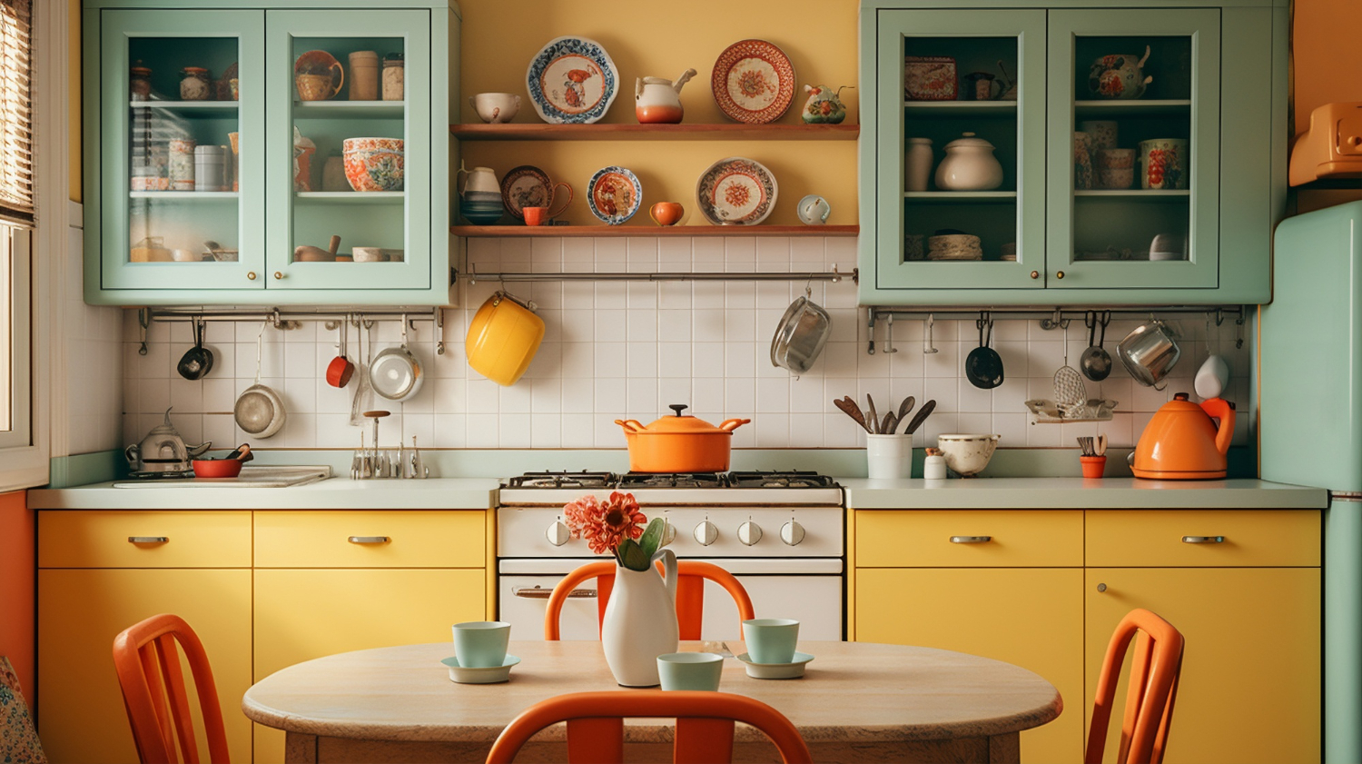 Colour Block Kitchen