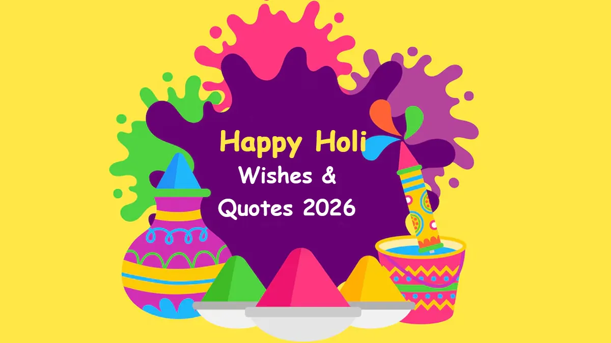 Holi 2026 Wishes, Quotes, Messages, Instagram Captions, And Images