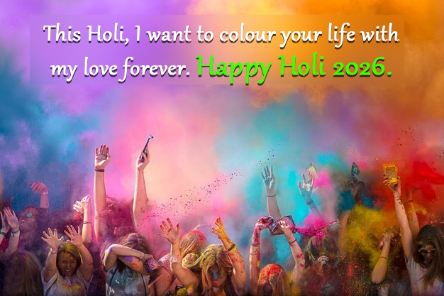 Romantic Holi Wishes For Partner 2026