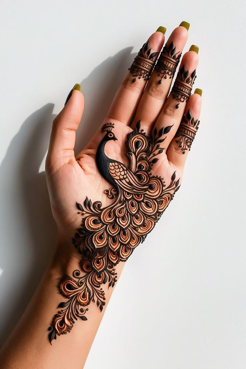 6 Beautiful Royal Front Hand Mehndi Designs Of 2026 | Herzindagi