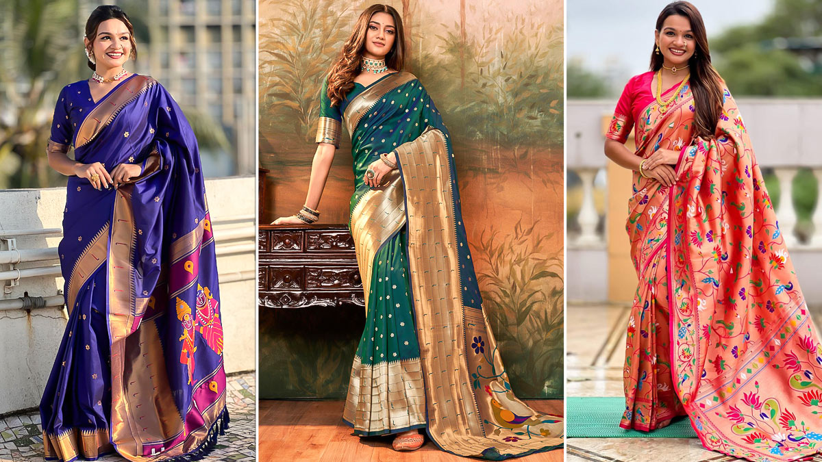 5 Beautiful Paithani Silk Sarees For Gudi Padwa 2026
