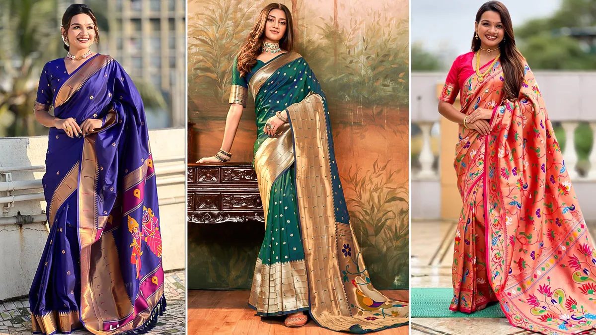 5 Beautiful Paithani Silk Sarees For Gudi Padwa 2026
