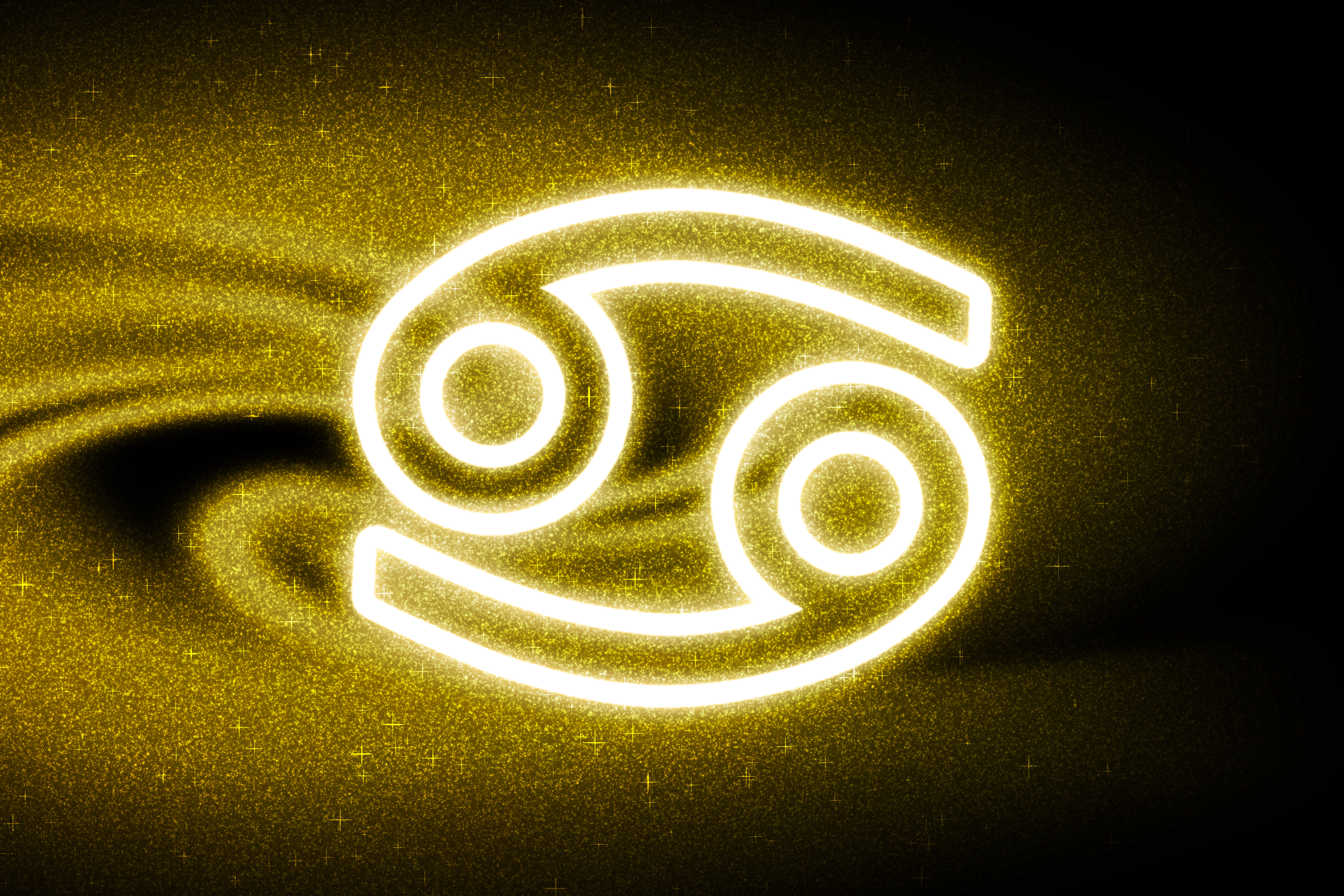 cancer-zodiac-sign-gold-glitter-horoscope-astrology-background-cancer-dark-background