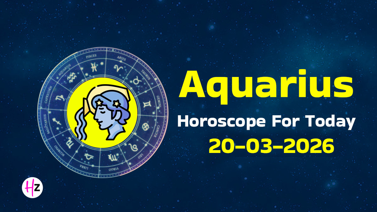 Aquarius Horoscope Today, 20 March 2026: Your Words Will Win Hearts, Strong Support from Siblings