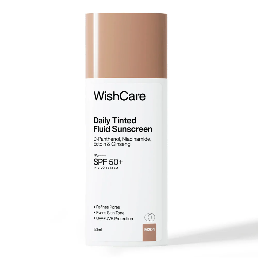 Wishcare Daily Tinted Fluid Sunscreen SPF 50 PA++++