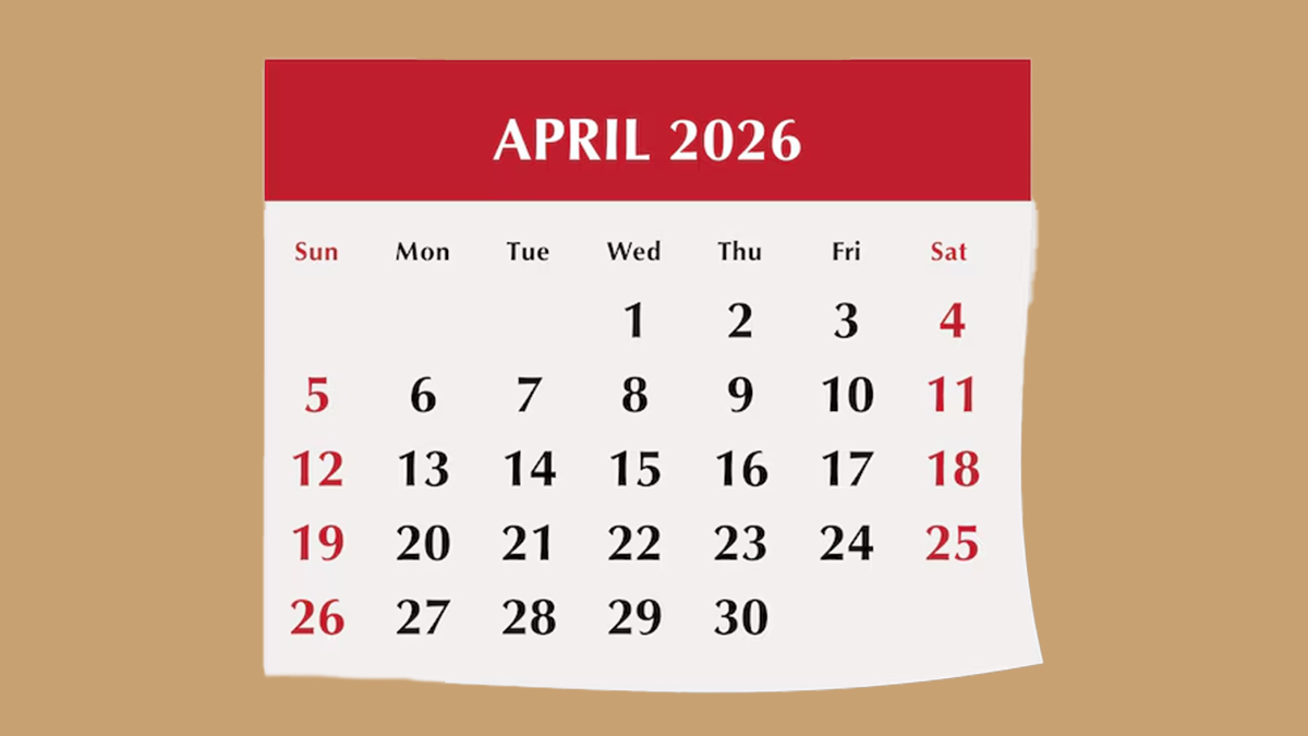 Important Days In April 2026: Complete List of National And International Dates Of The Month