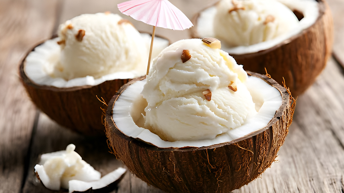 How To Make The Viral Tender Coconut Creamy Ice Cream At Home