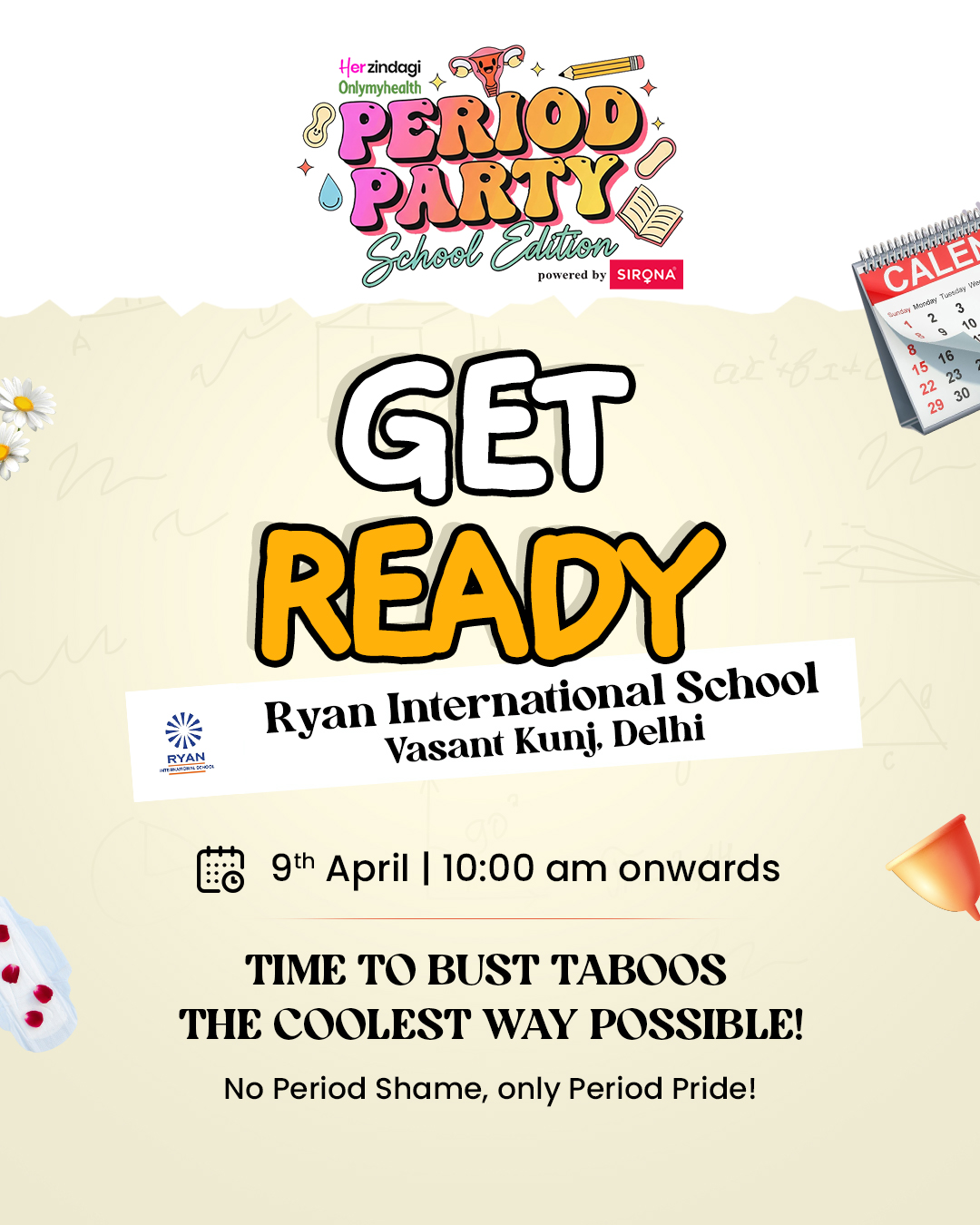 Period Party At Ryan International School: Breaking Silence Around ...
