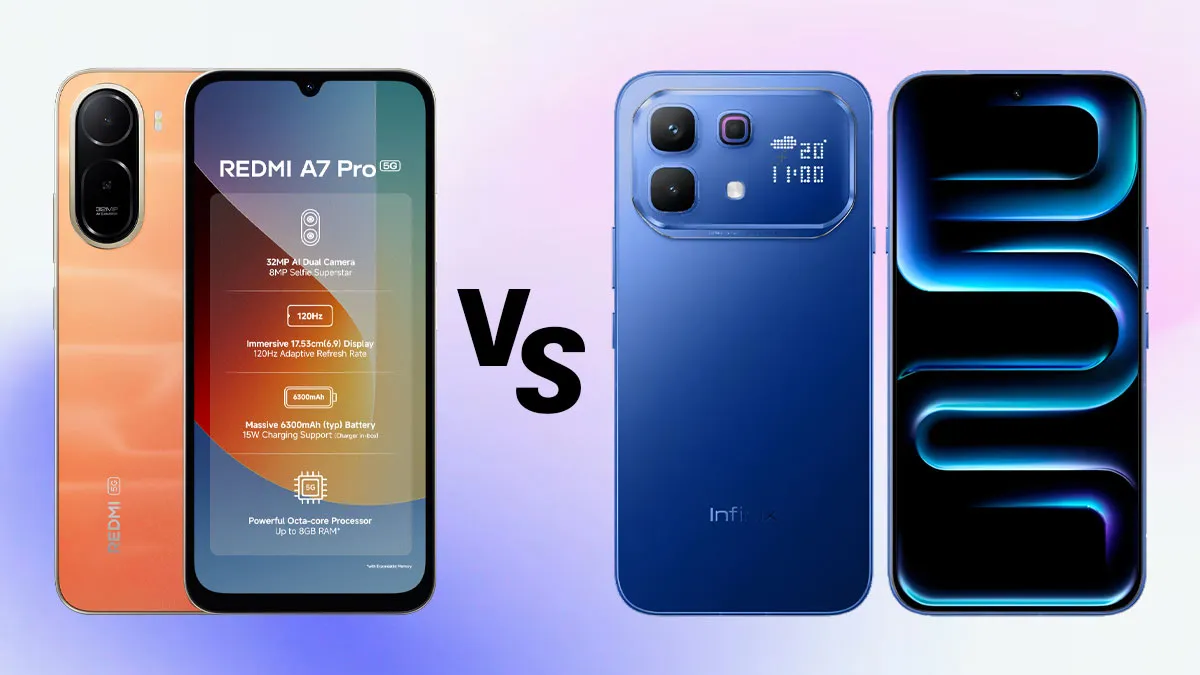 Redmi A7 Pro 5G vs Infinix Note 60 Pro 5G: Camera, Price, Specs And Key Differences Explained