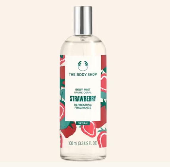 the body shop strawbeery body mist
