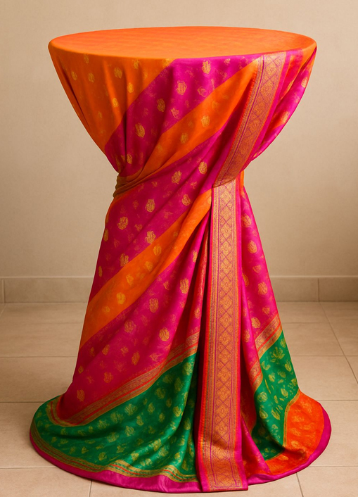 How To Convert Old Dupattas Into Elegant Table Decor | Herzindagi