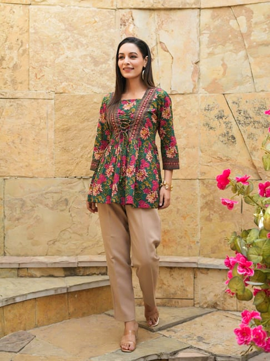 Peplum kurti