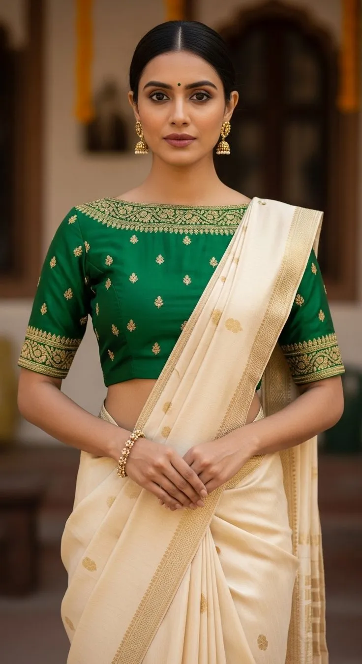 Blouse Design Trends For Onam 2026