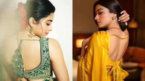 Rashmika Mandanna-inspired blouse designs