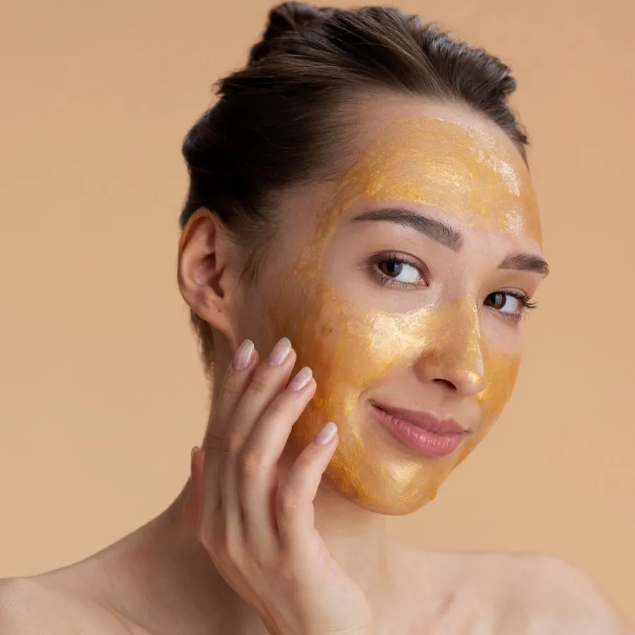 gold mask