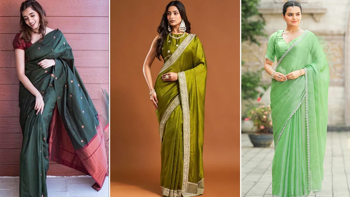 Hariyali Teej 2026: How To Pick Best Green Saree For Your Skin And Body Type