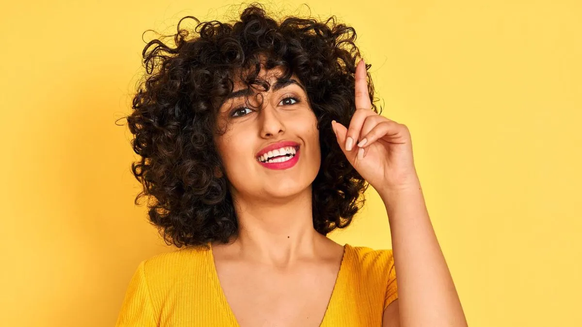 south indians curly hair