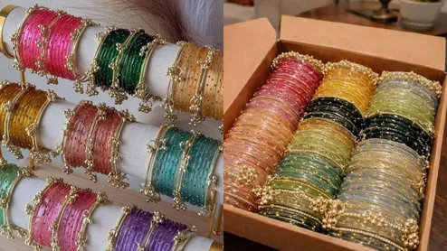 Glass bangle stack trend