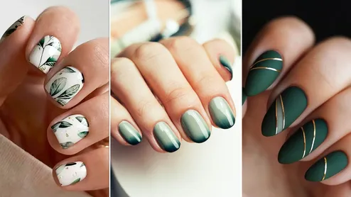 6 Easy Hariyali Teej Nail Art Designs To Try For A Festive Look