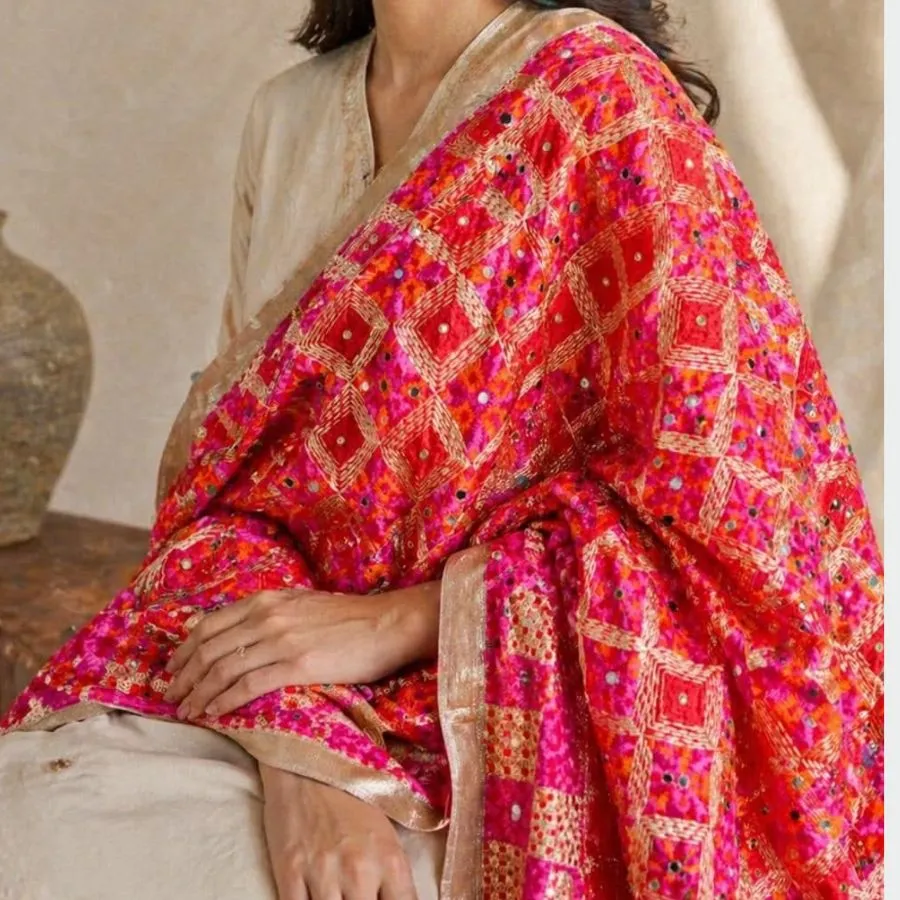 chanderi dupatta