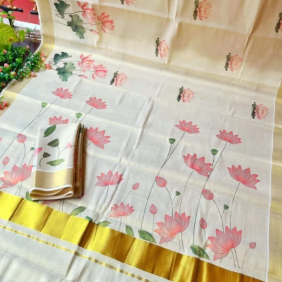 tissue saree